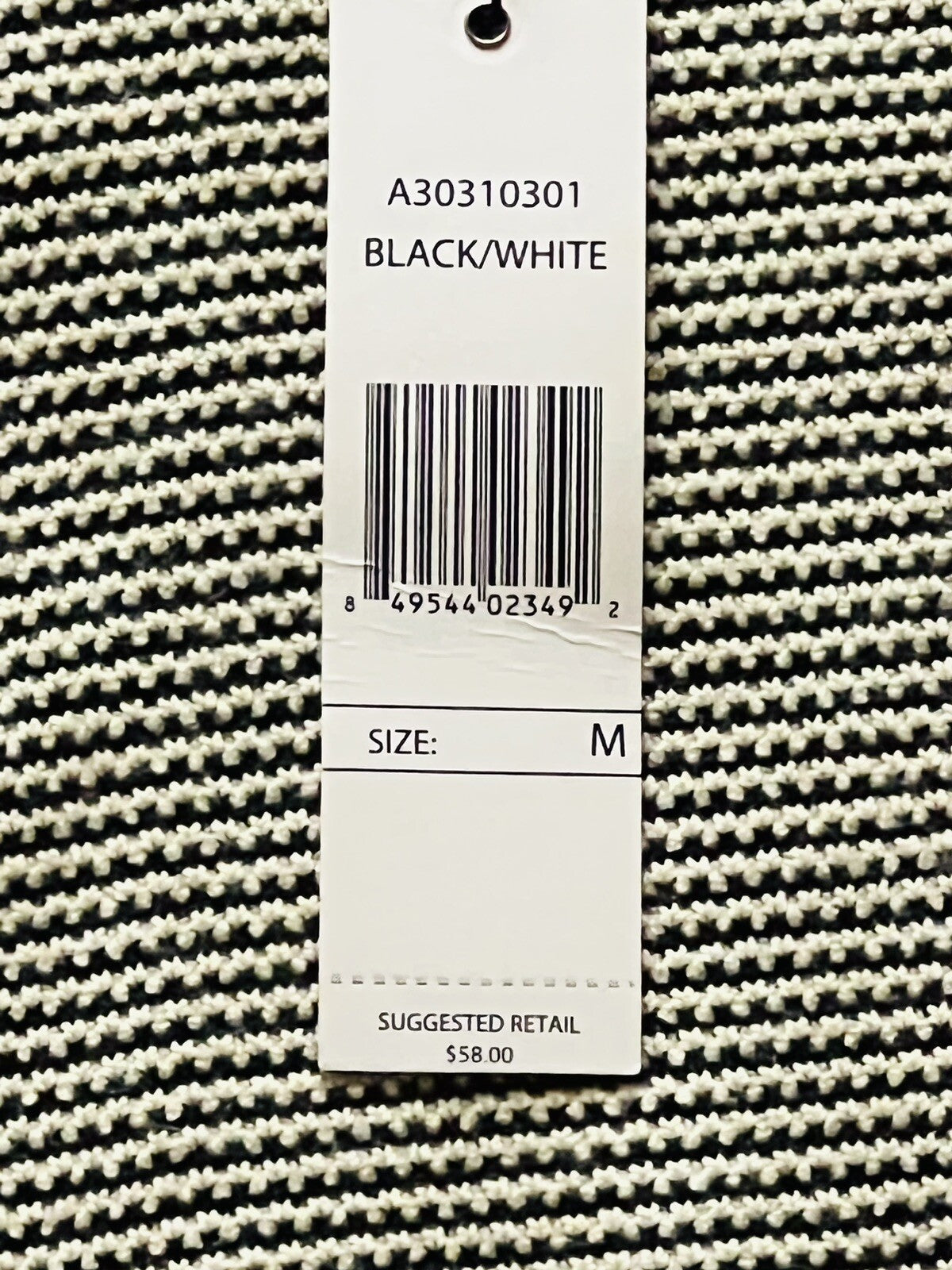 ABS Denim Collection Allen Schwartz Women’s Top Beige Black Sz M Tank Top