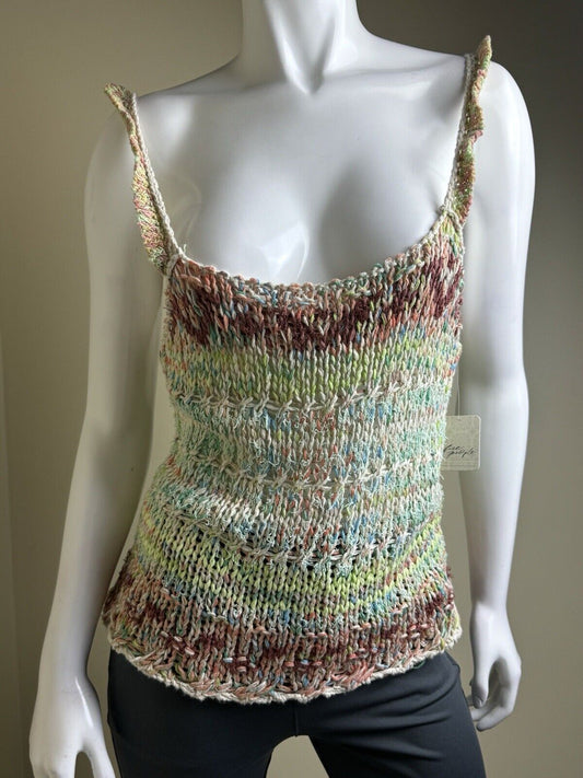 $108 Free People Women’s Crochet Tank Top Size S