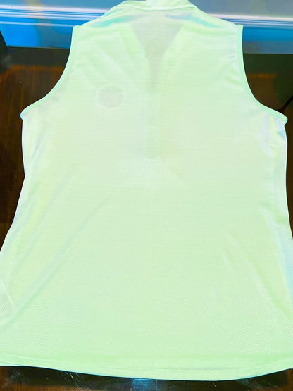 ADIDAS Women's Polo Shirt Green Sz S (B.16)