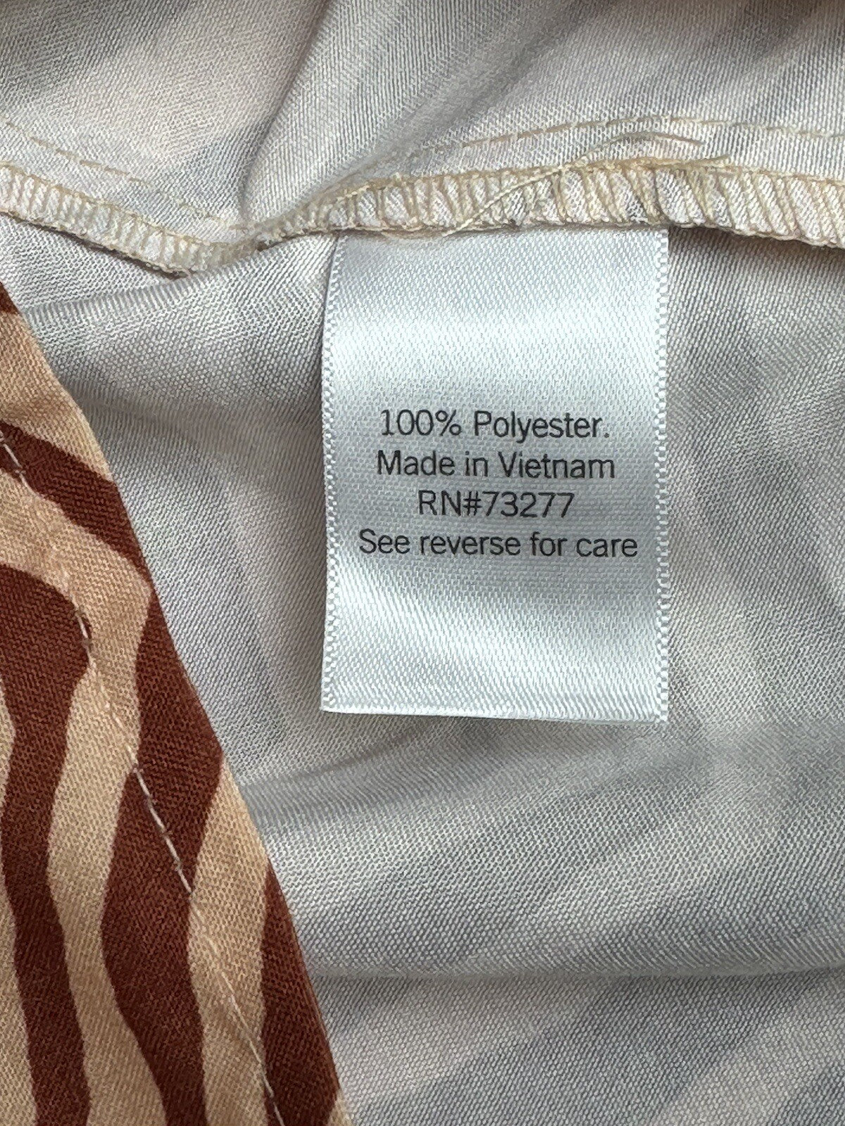 Nine West Women’s Animal Print Dress Sz M.        (B.53)