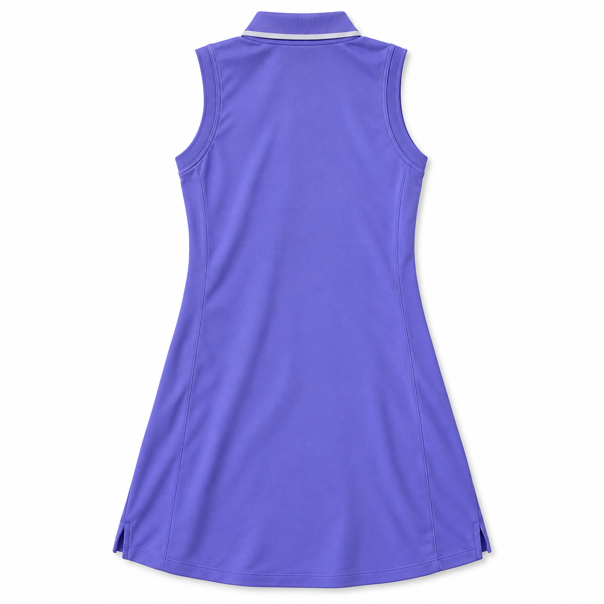 PUMA lavender sleeveless polo golf dress size S back flat view