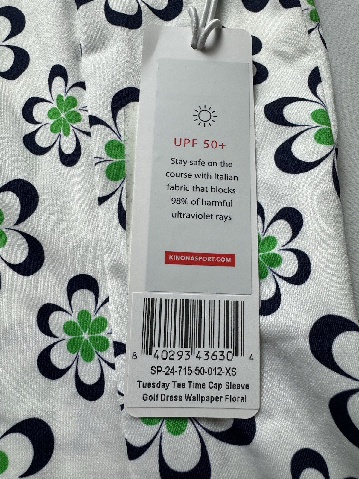Kinona Golf Dress Pockets Floral Sz XS.   (B.149)