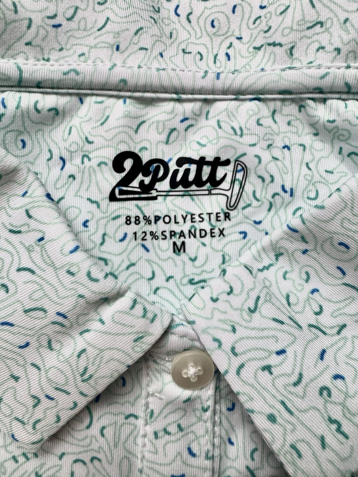 2 PUTT Women’s Golf Shirt Sz M.    (B.43)