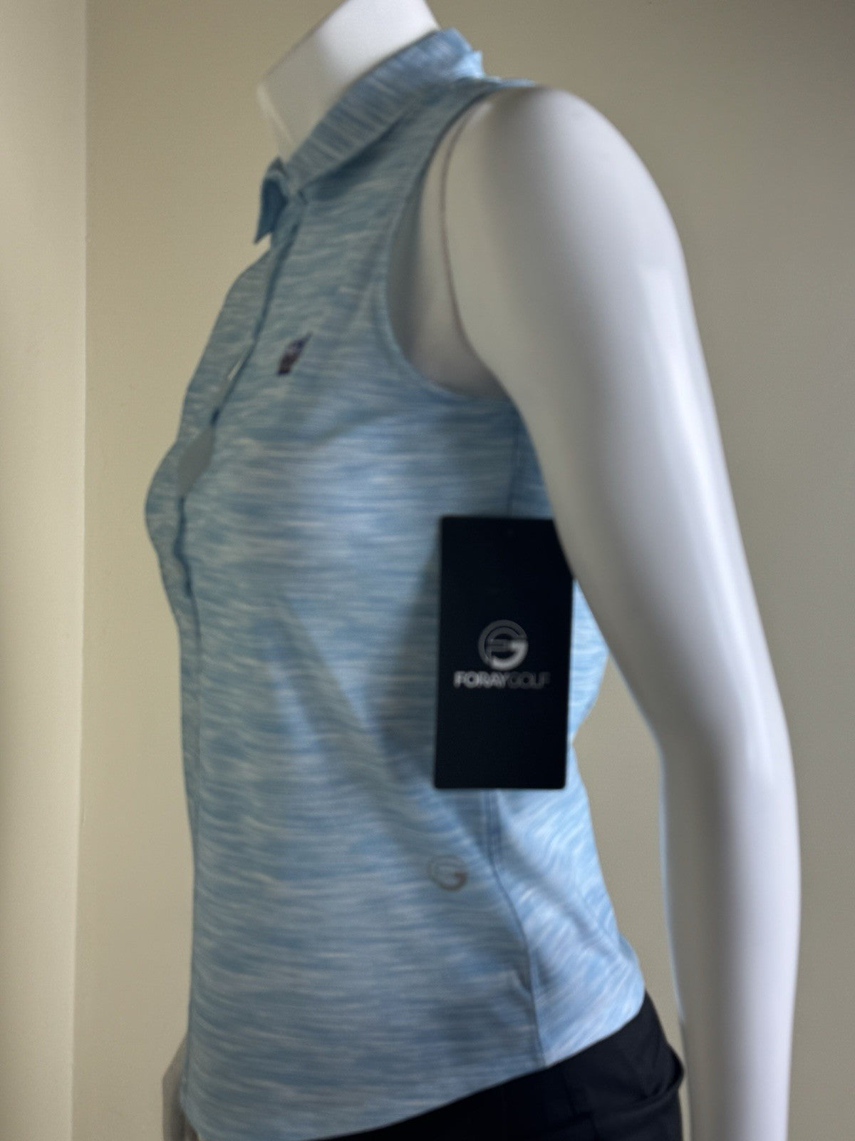 Foray Golf Womens Sleeveless Golf Polo Shirt. Sz XS.   (B.148)
