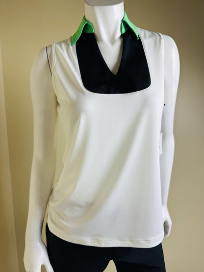 BELYN KEY Women’s Golf Shirt Sz S.    (B.33)