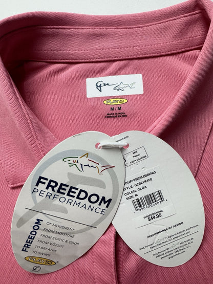 Greg Norman Women's Golf Polo Shirt Sz M (B.39/4)