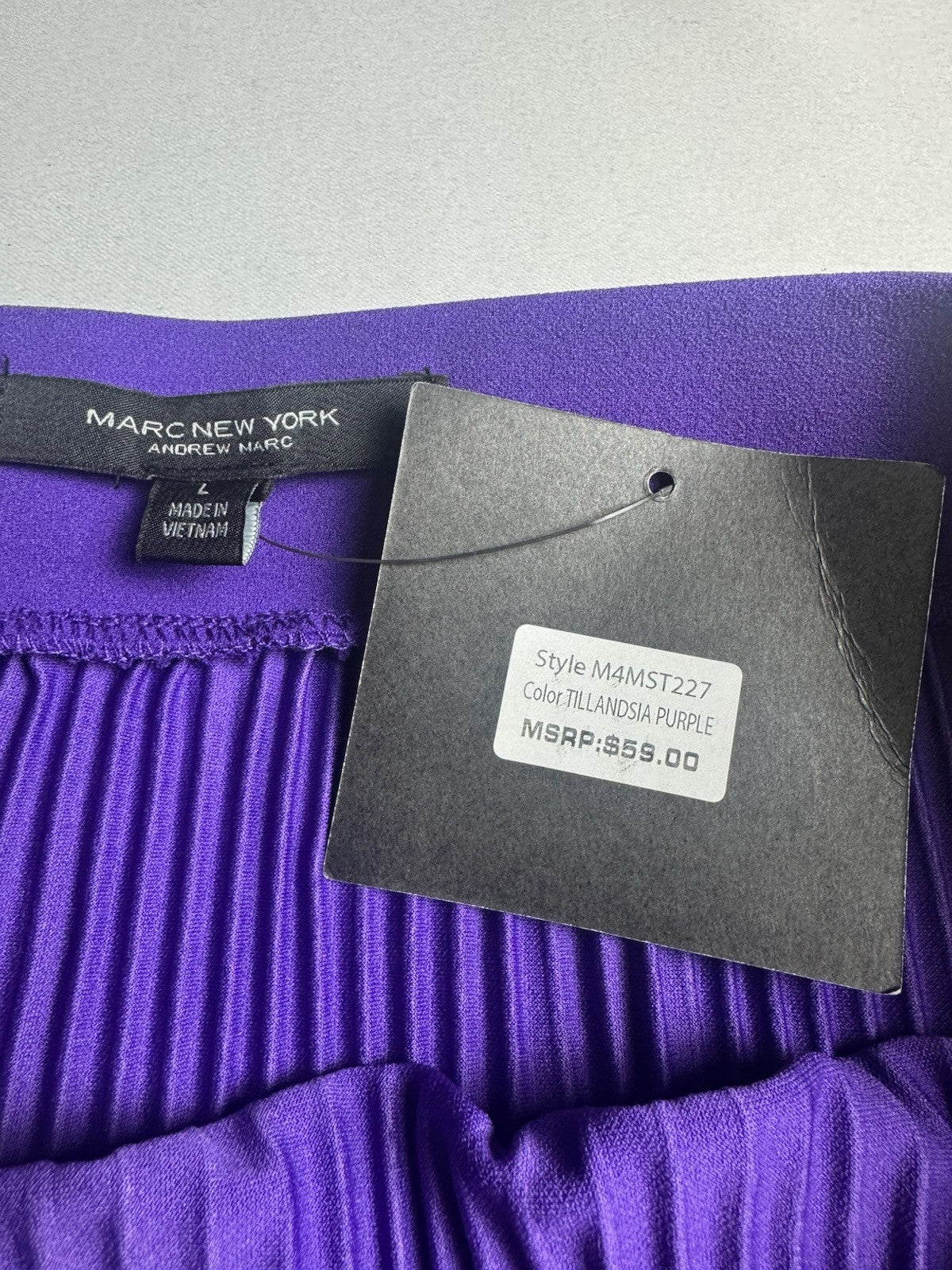 $59 Marc New York Women's Pleaded Skirt Sz L. (B.82)