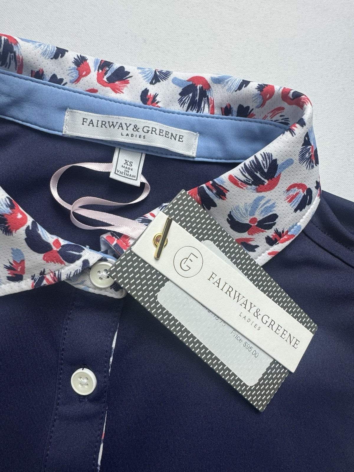 Fairway & Greene Women's Golf Polo Shirt Sz S.  (B.148)