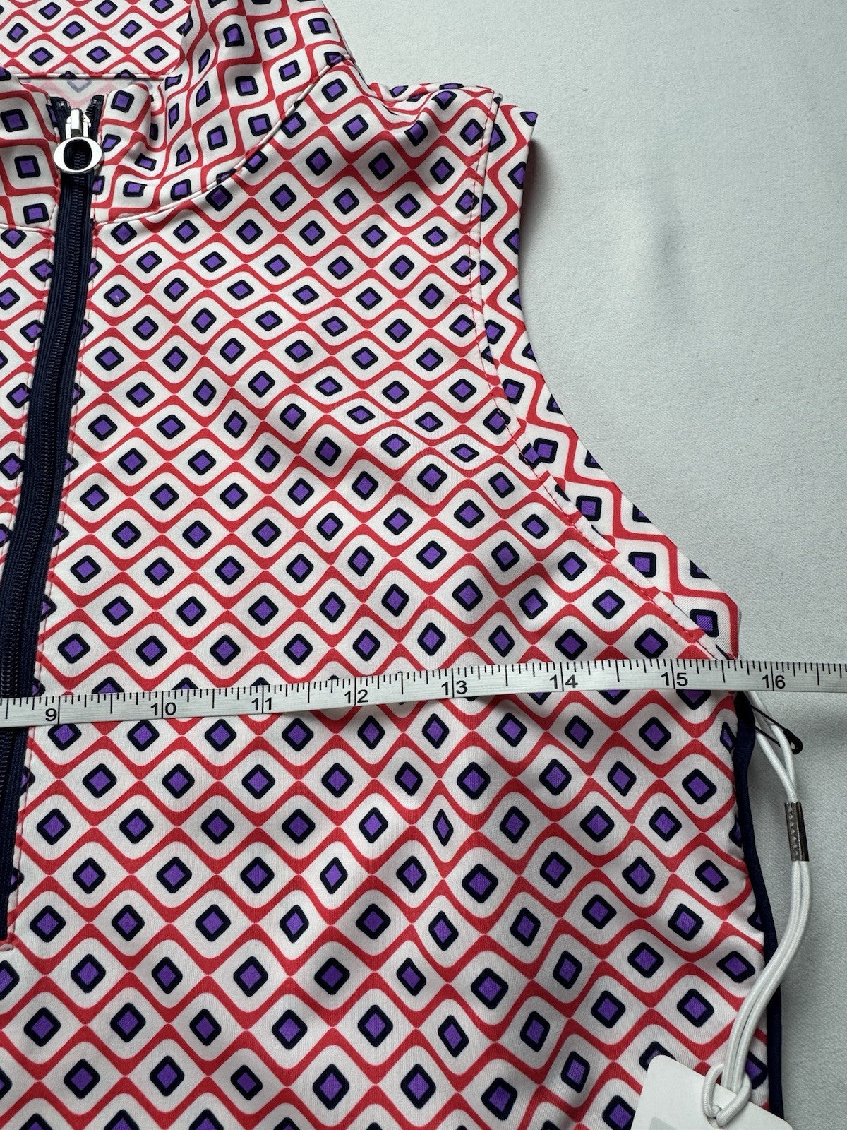 KINONA Women’s Sleeveless Golf Shirt Floral Sz XS.   (B.148)