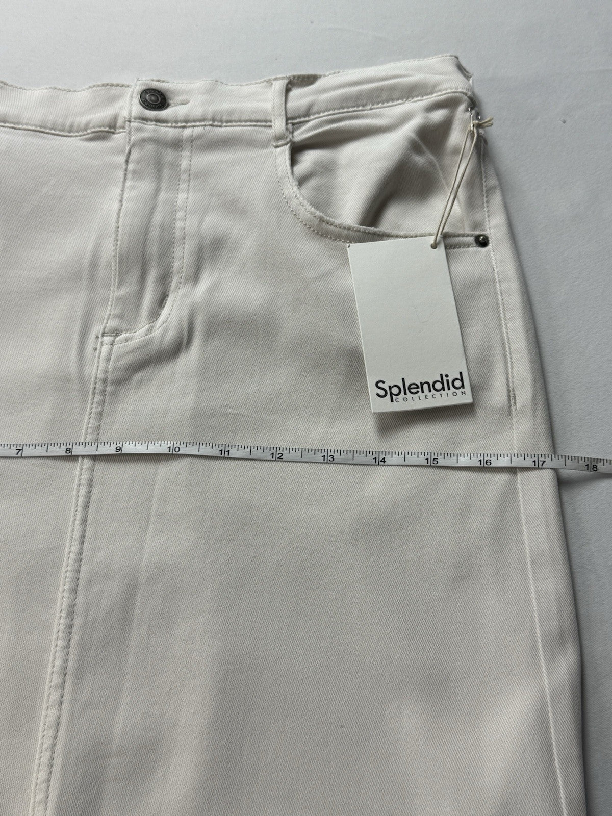 $178 Splendid Ivory Denim Long Skirt Size S.      (B.146)