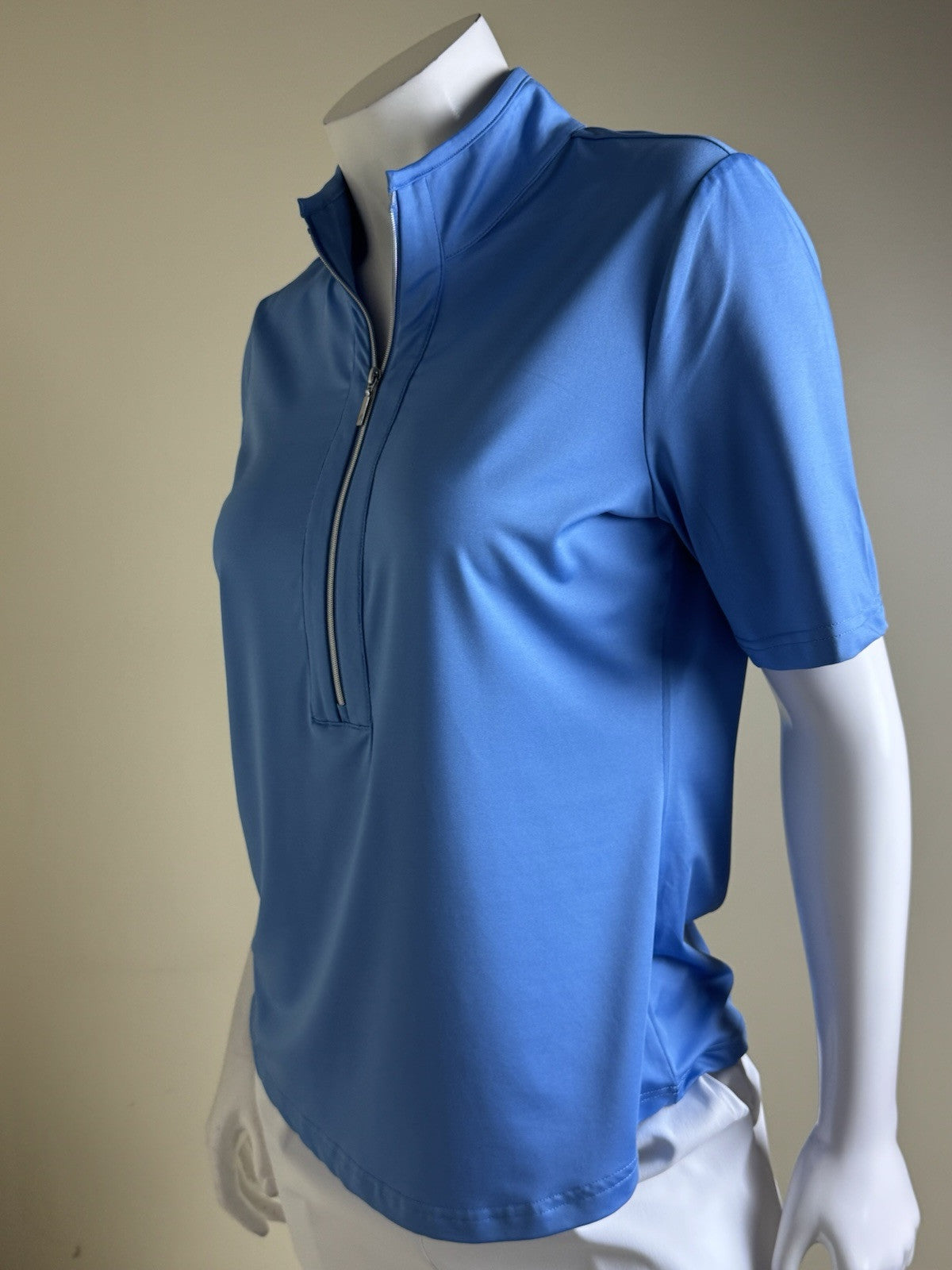 GG Blue Women's Golf Polo Shirt Sz M. (B.44)