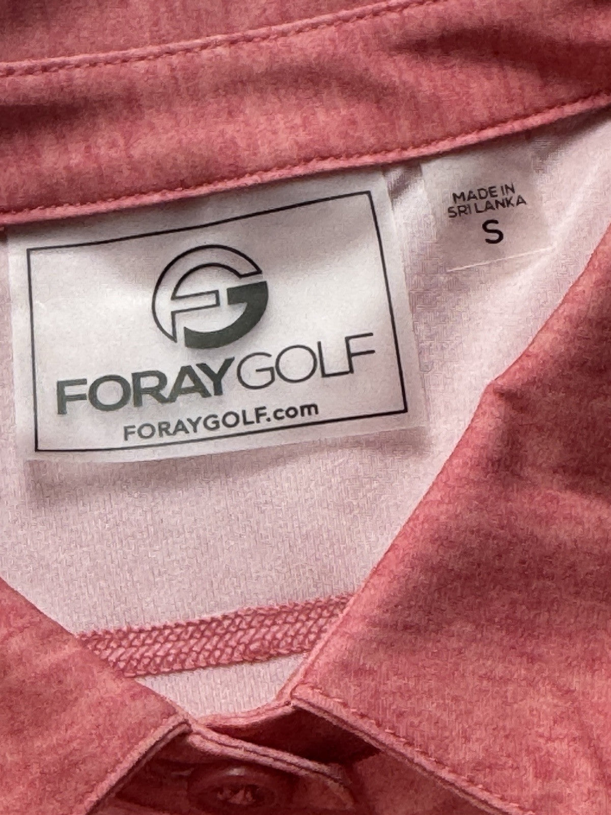 Foray Golf Womens Sleeveless Golf Polo Shirt. Sz S.   (B.33)