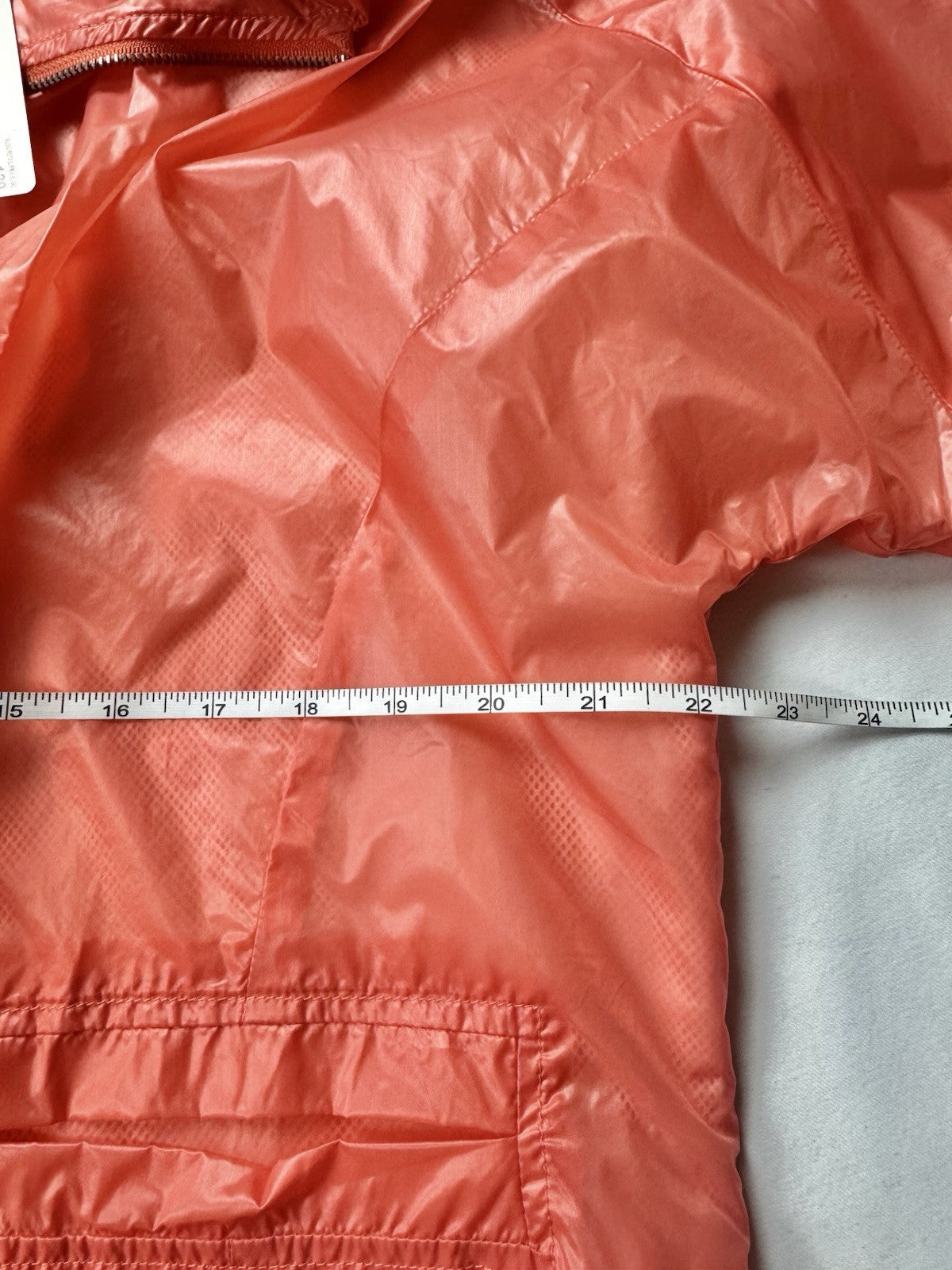 $129 Inspired Style Women's Orange Windbreaker Size L.      (B.43)