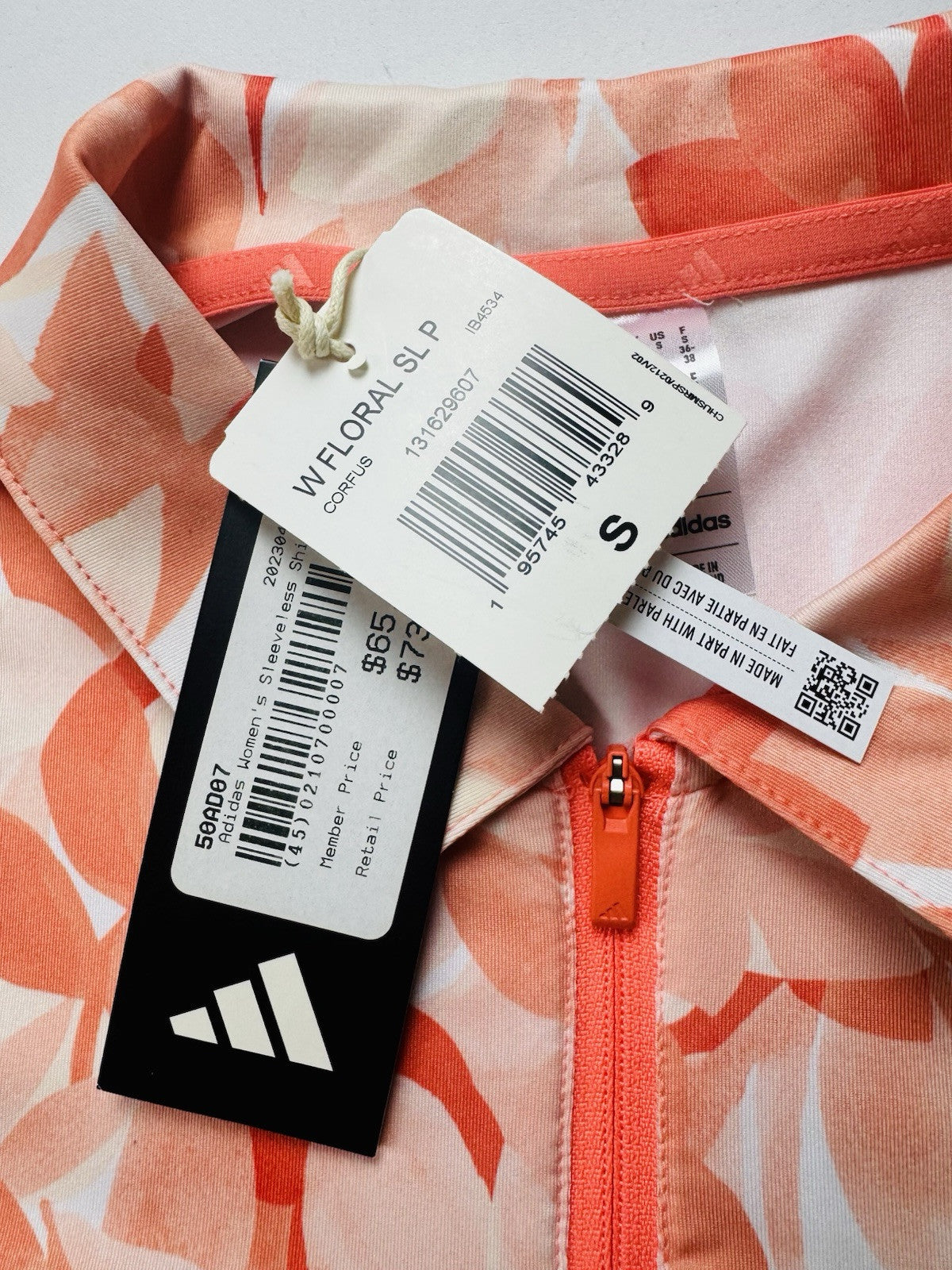 Adidas Women’s Golf Shirt Sleeveless Sz S.    (B.39)