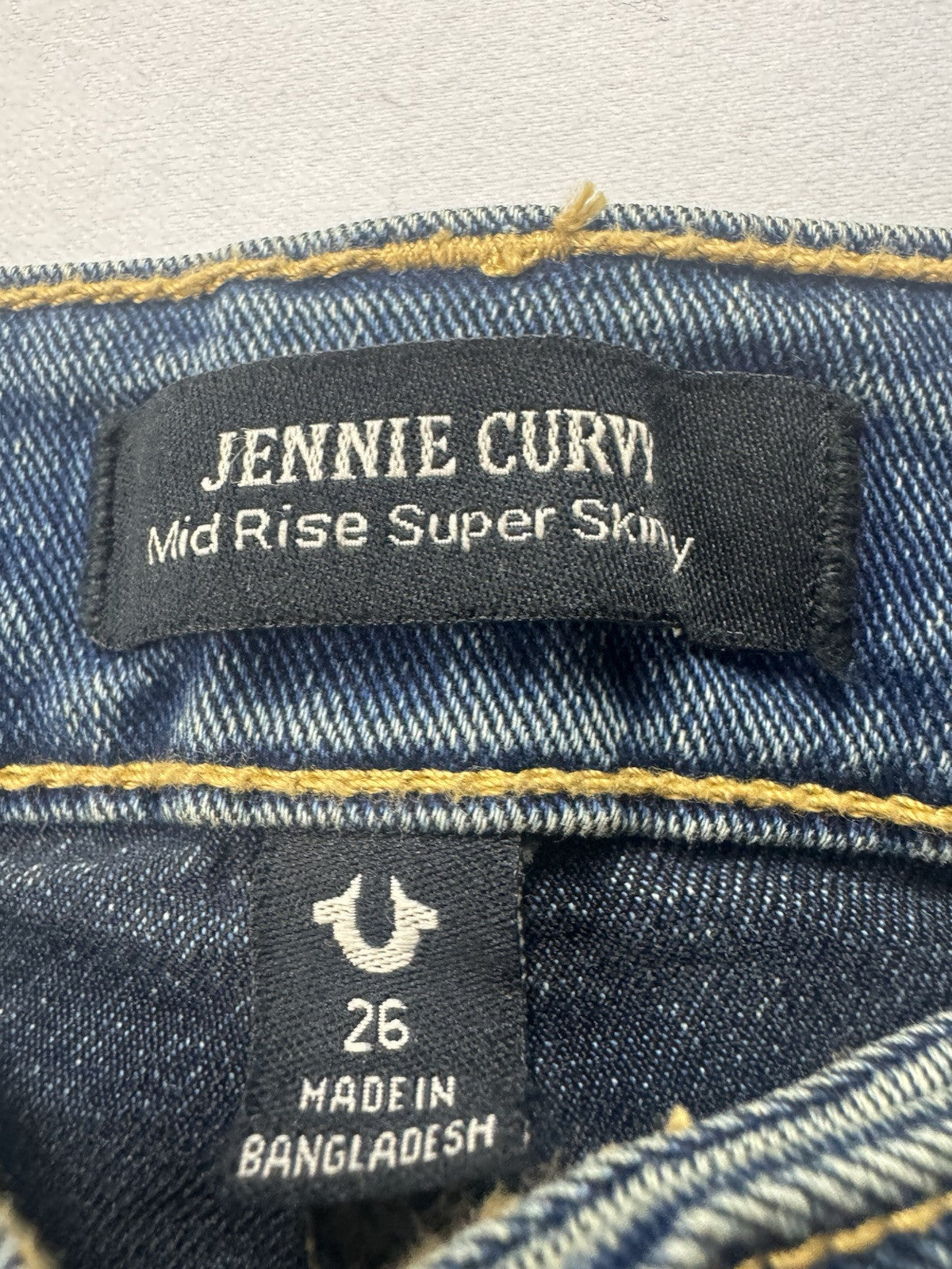 $179 True Religion Brand Jeans Women’s Jenny Curvy Jeans Sz 26.   . (B.114)
