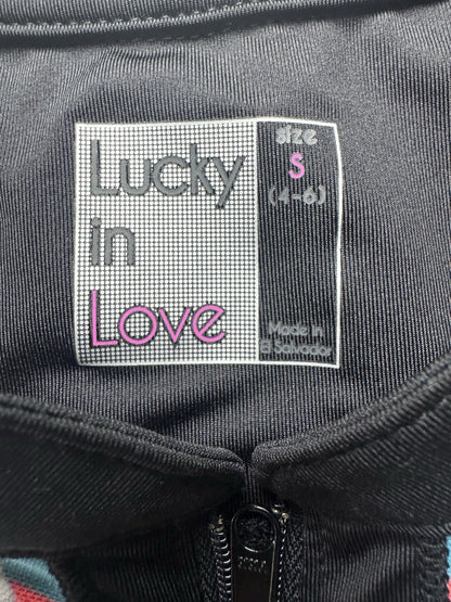 Lucky In Love Women’s Top Sleeveless Tennis Golf Shirt Sz S.     (B.33)