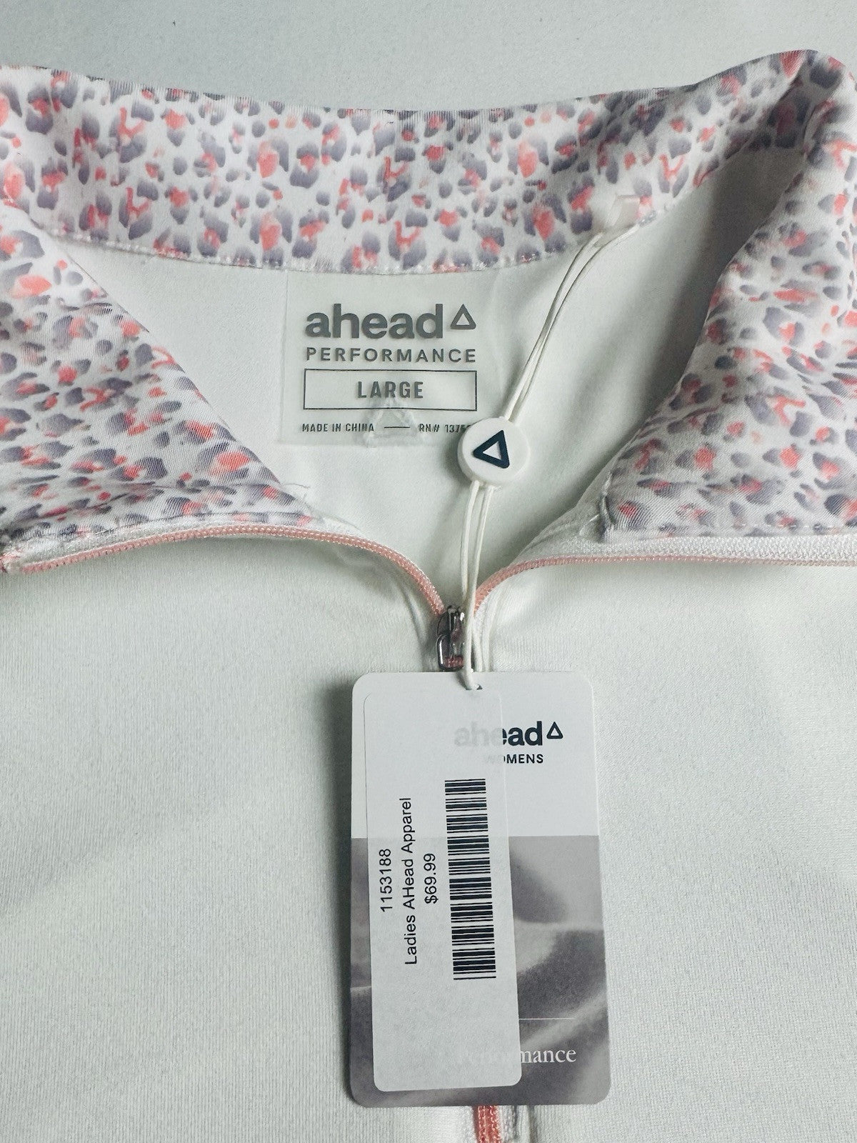 Ahead Performance Polo Golf Shirt Women’s Sz L.      (B.124)