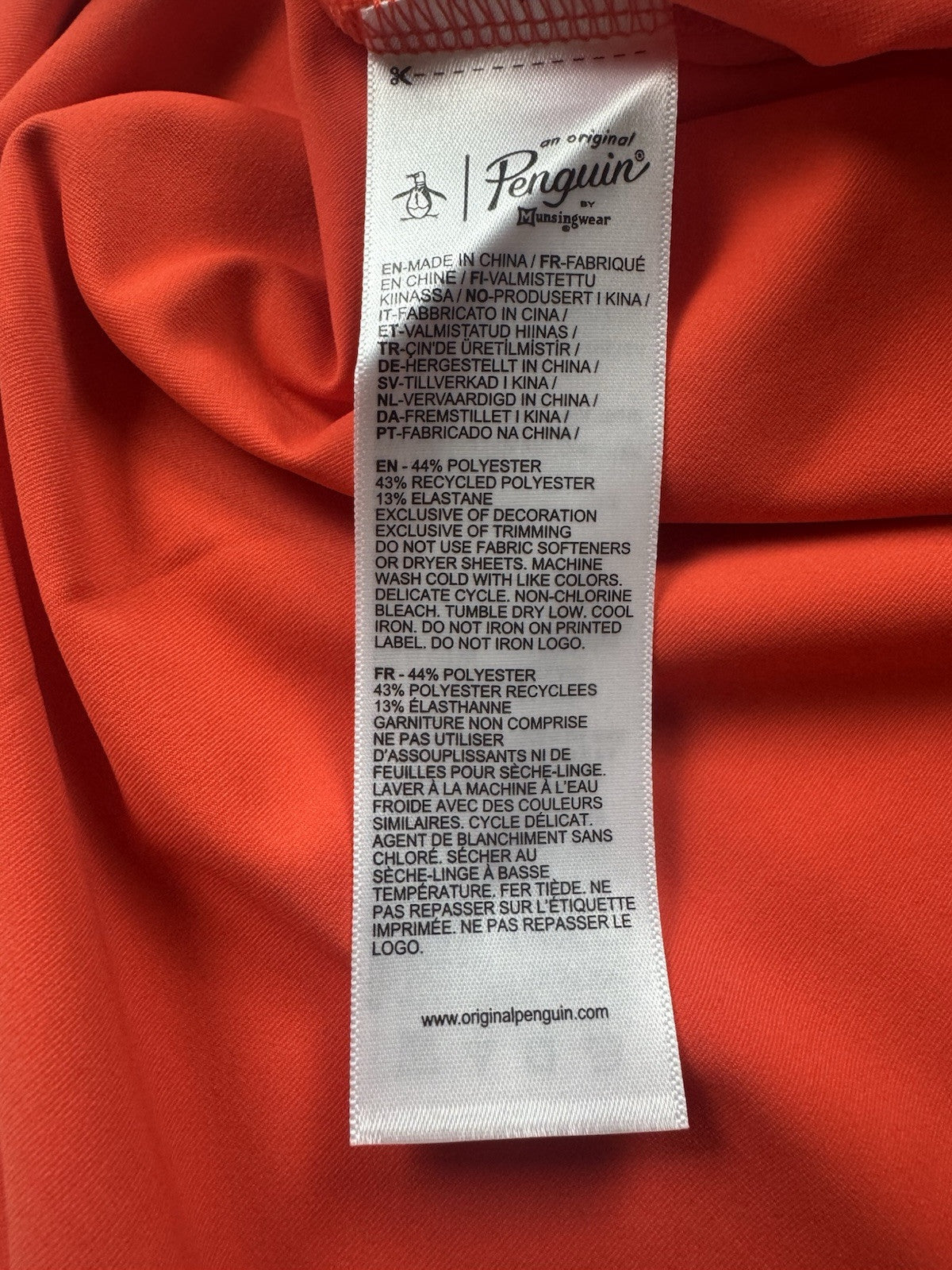 $90 An Original Penguin by Munsingwear Women’s Golf shirt Sz S.     (B.33)