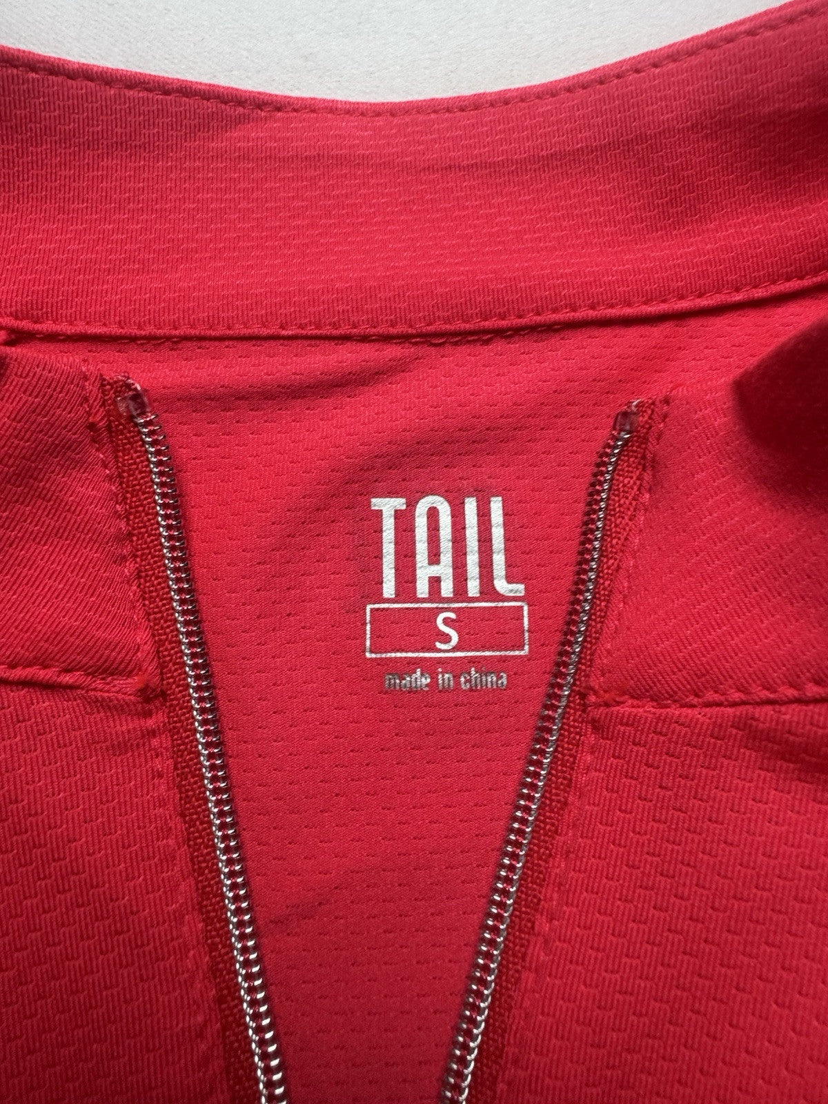 Tail Women's Golf Shirt Red Size S    (B.33)