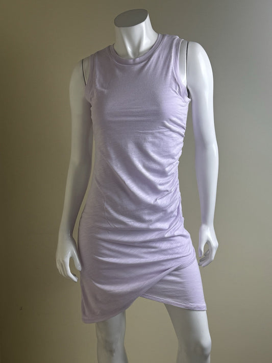 $60 Nine West Women’s Blouson Lilac Dress Sz S     (B.147)