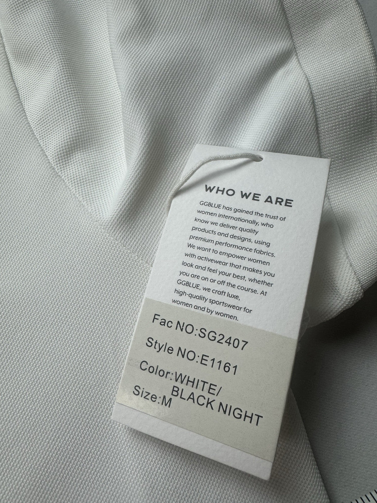 GG Blue Women's Golf Polo Shirt Sz M. (B.44)