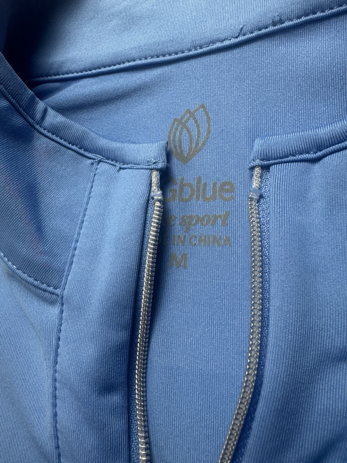 GG Blue Women's Golf Polo Shirt Sz M. (B.44)