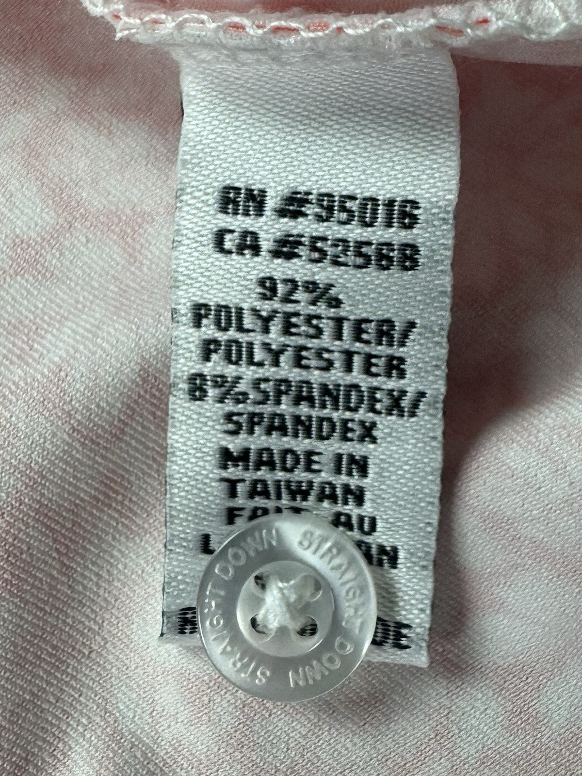 Straight Down Women's Bloom Golf Polo shirt Sz S.  (B.44)