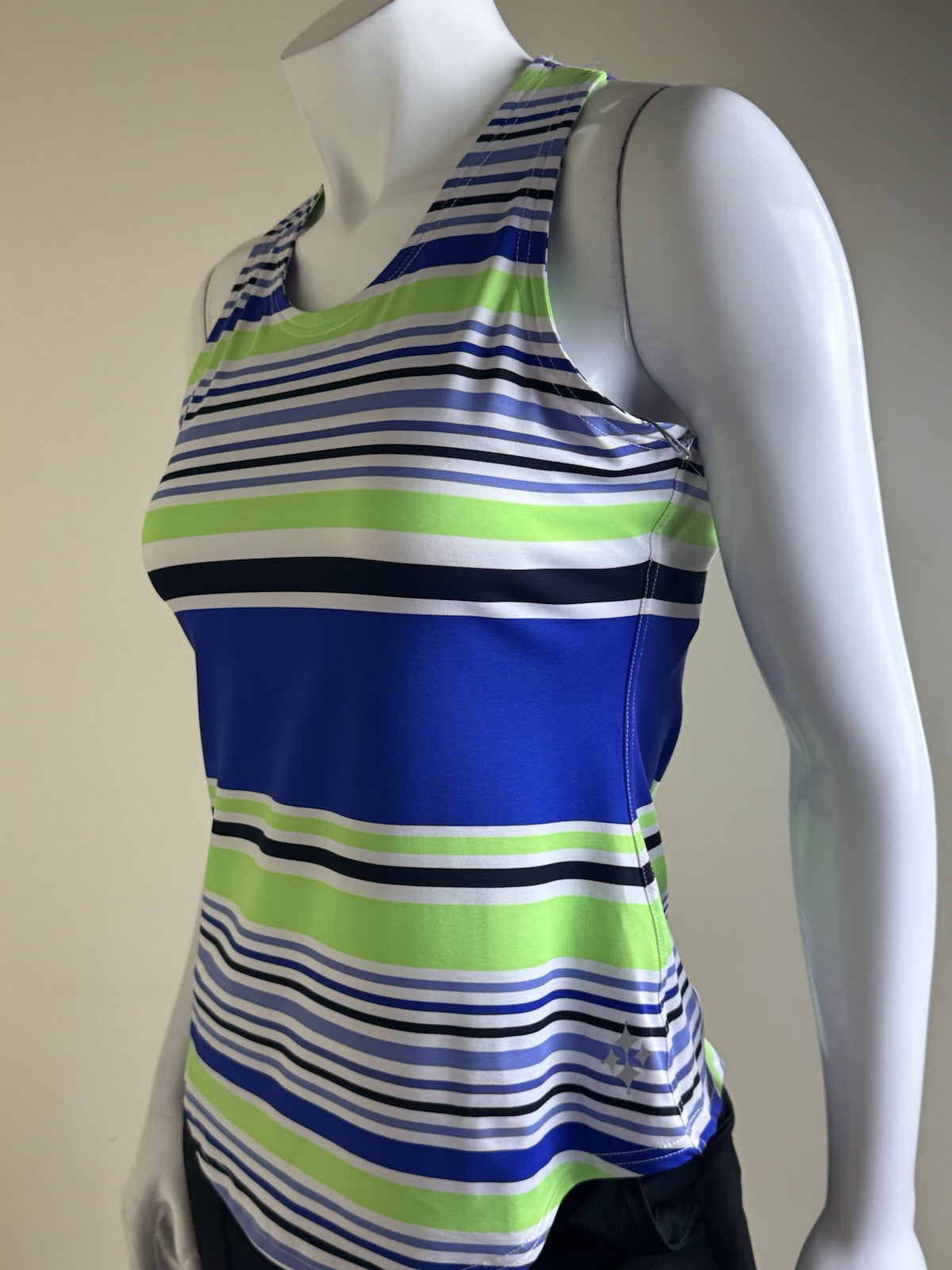 JOFIT Women's Golf Polo Top Size S Stripes         (B.148)