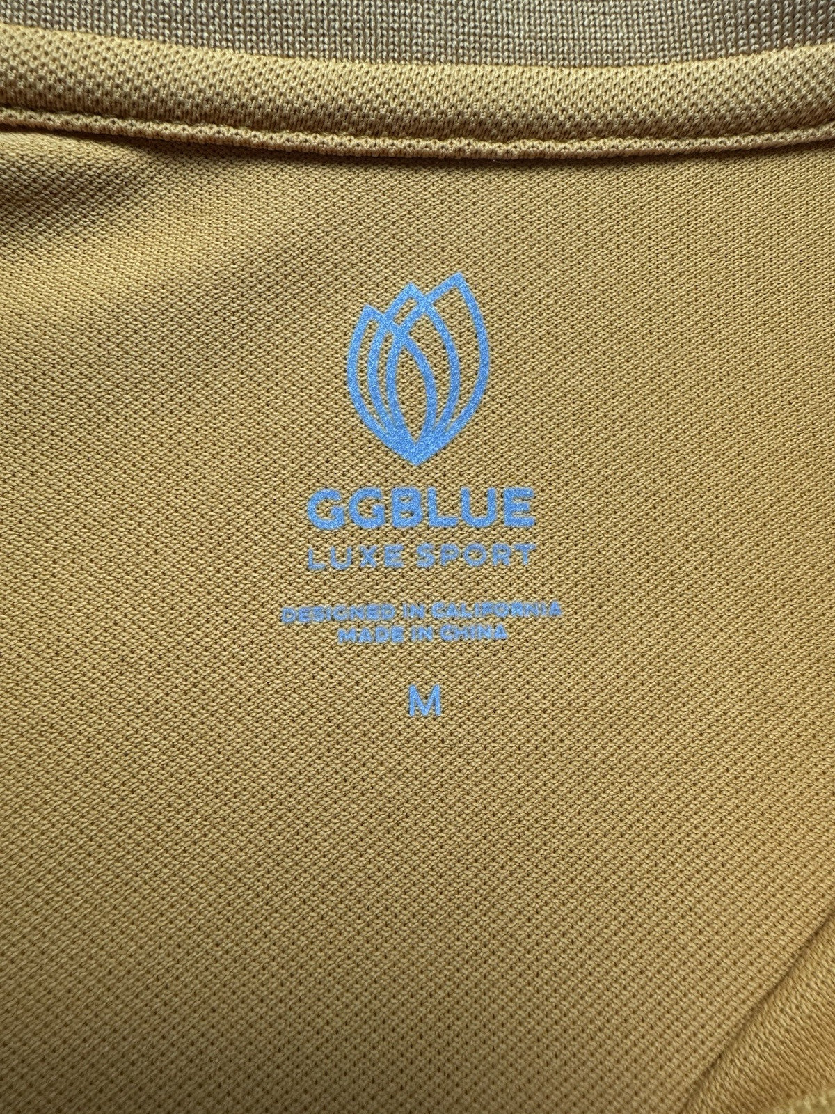 GG Blue Women's Golf Polo Shirt Sz M. (B.33)