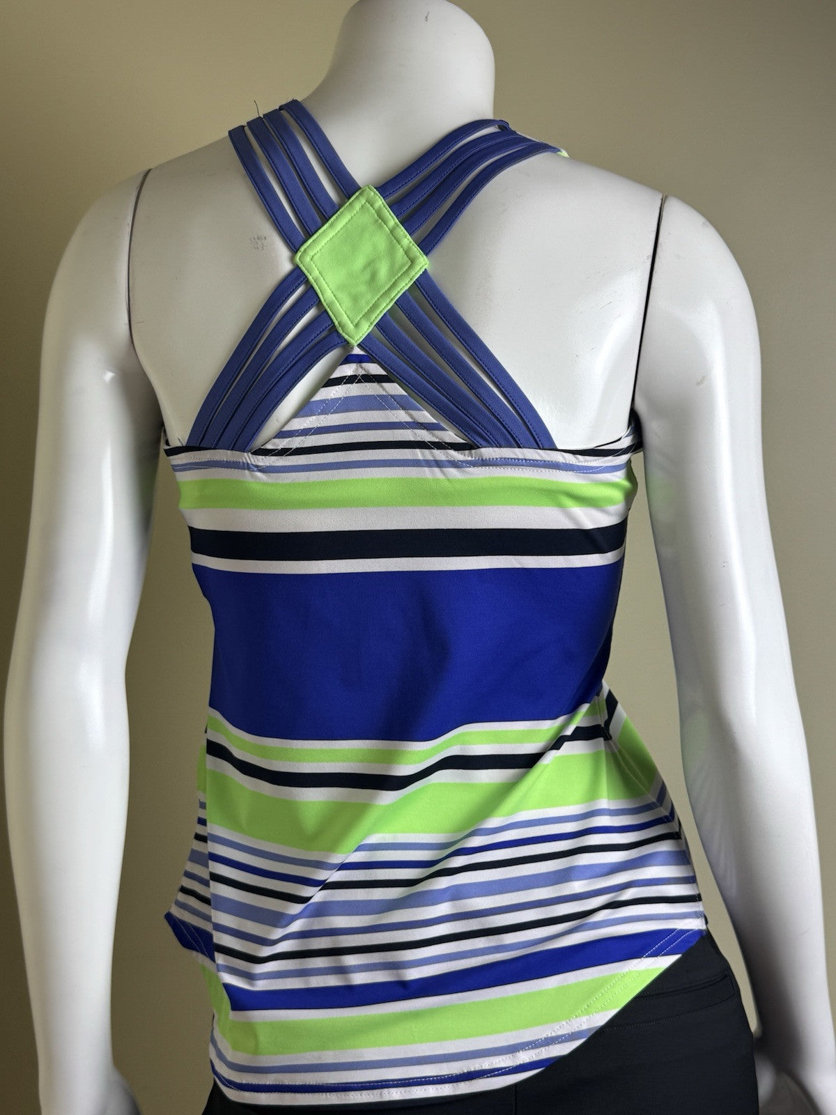 JOFIT Women's Golf Polo Top Size S Stripes         (B.148)