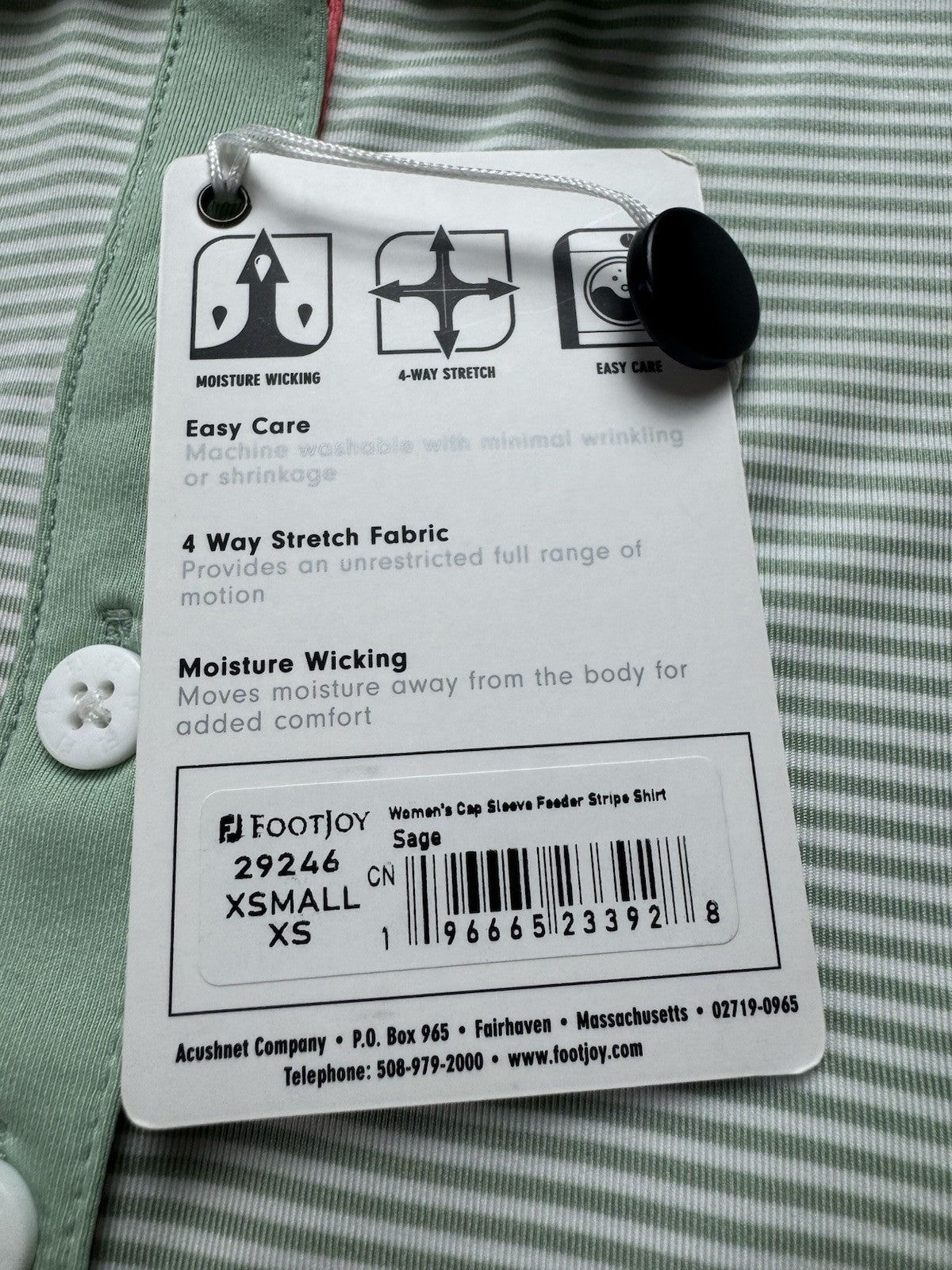 FootJoy Women's Golf Polo Shirt  Sz XS.    (B.148)