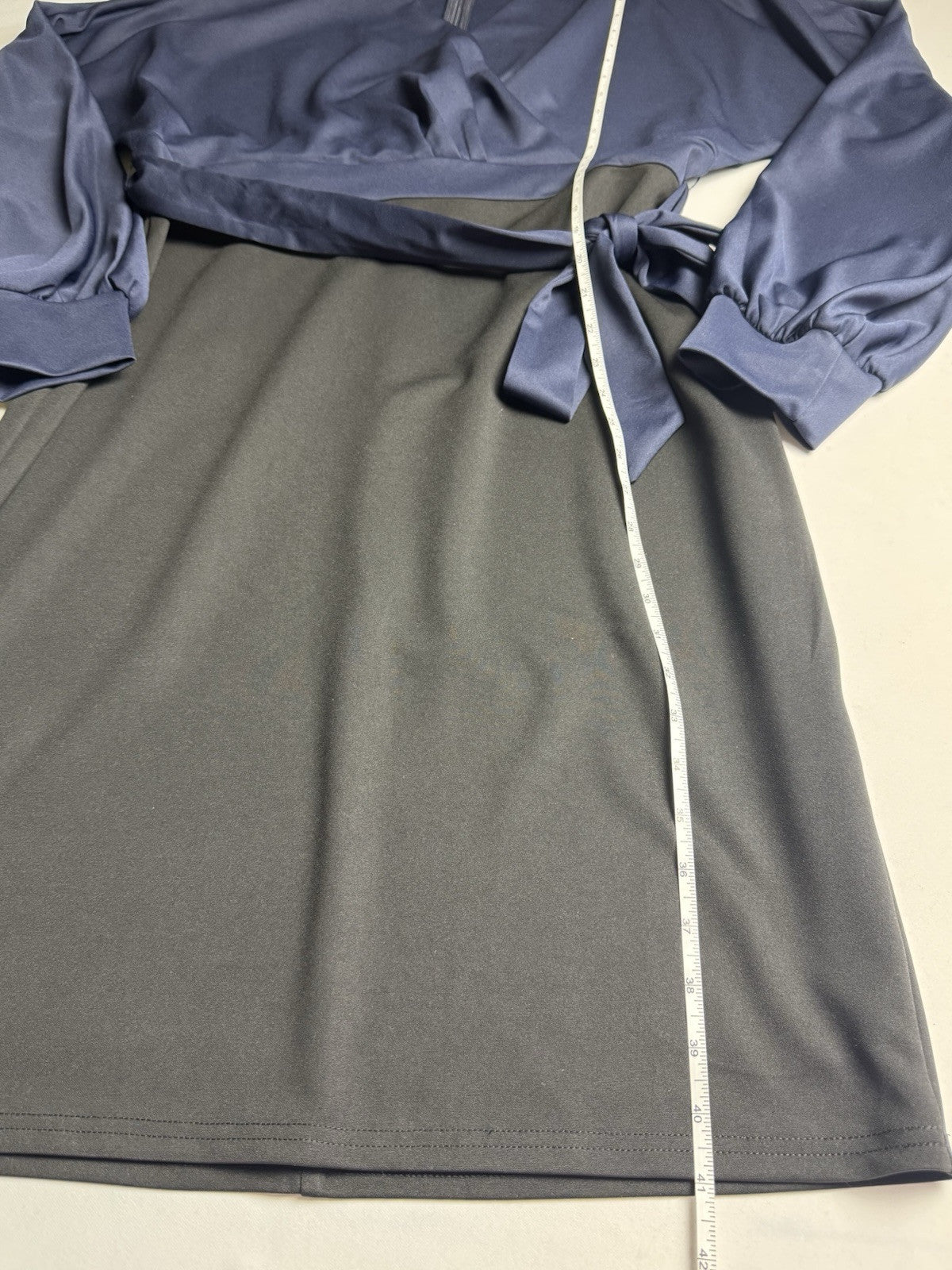 GRACE KARIN Women’s Belted Dress Navy Black Size XL. (B.135)