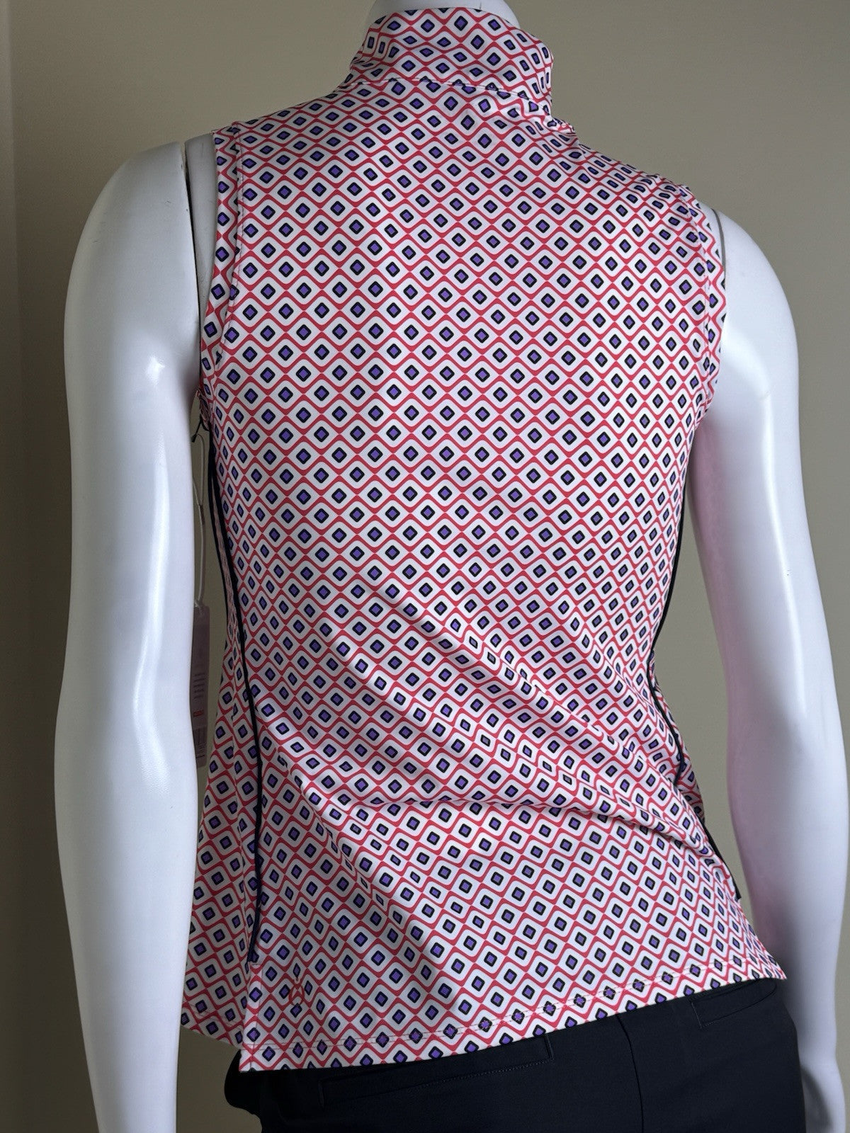 KINONA Women’s Sleeveless Golf Shirt Floral Sz XS.   (B.148)