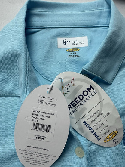 Greg Norman Women's Golf Polo Shirt Sz M    (B.44)