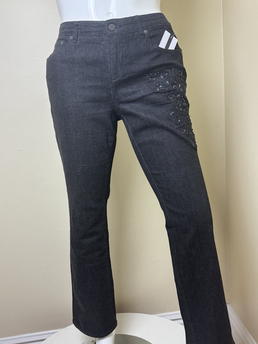 Nine West Women's High Rise Jeans Sz XL /36.  (B147)