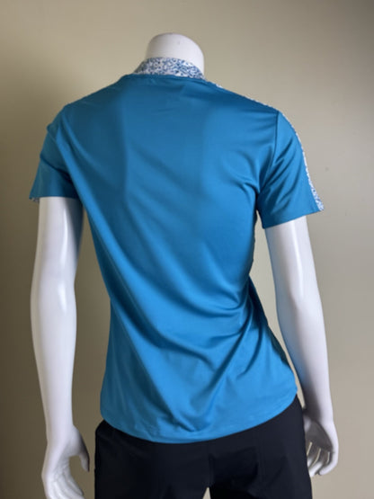 $65 Adidas Women’s Polo Golf Shirt SZ S Climacool  (B.33)