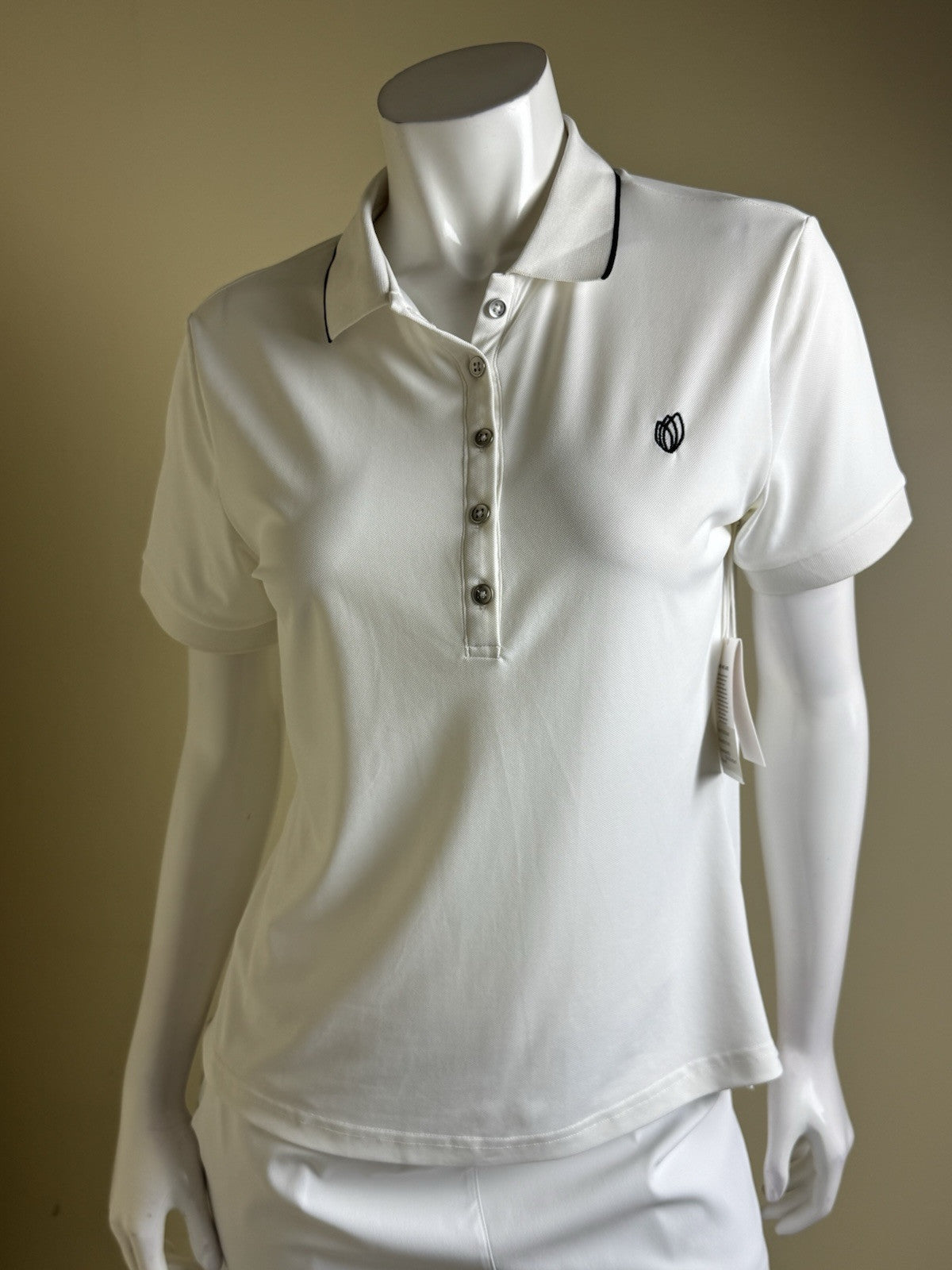 GG Blue Women's Golf Polo Shirt Sz M. (B.44)