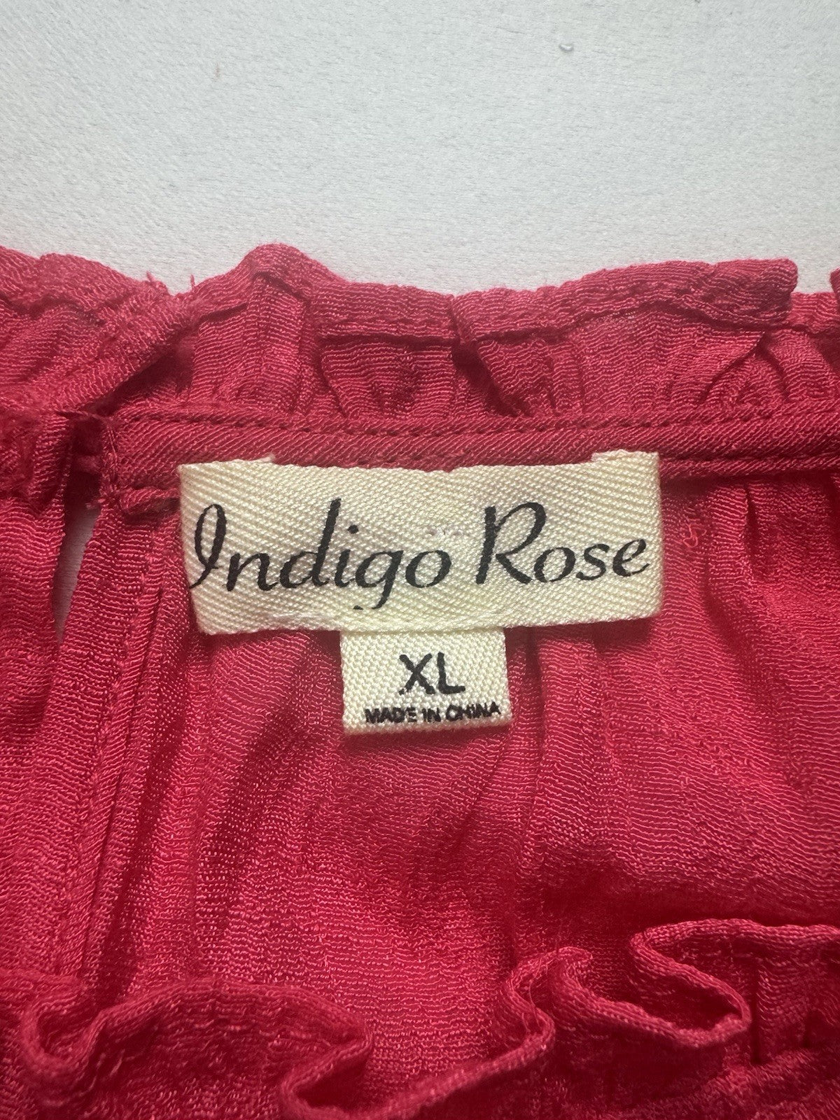 Indigo Rose Women's Red Dress Size XL.    (B.149)