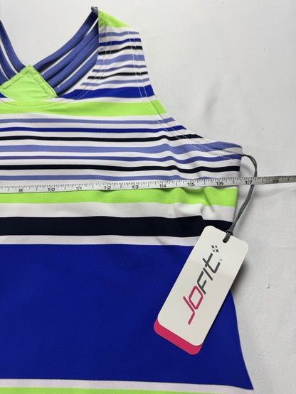 JOFIT Women's Golf Polo Top Size S Stripes         (B.148)