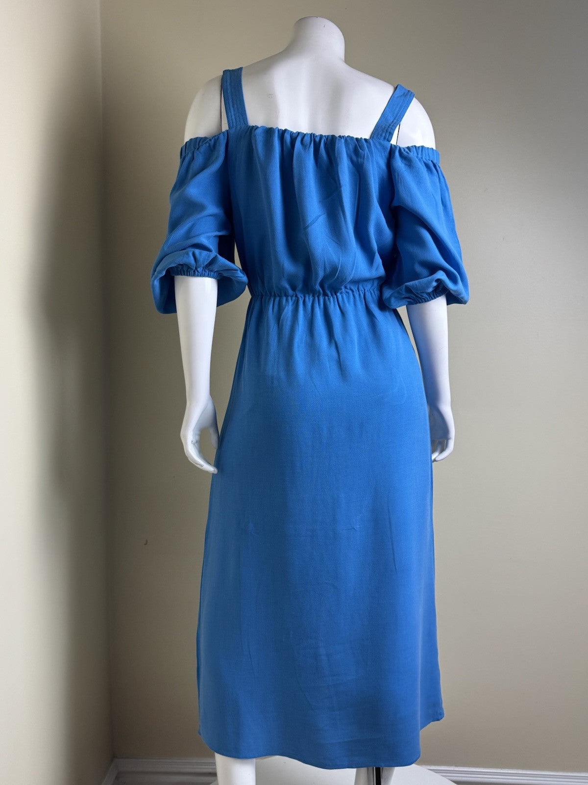 Vix Paula Hermanny Blue Long Dress Sz 6/40   (B.147)