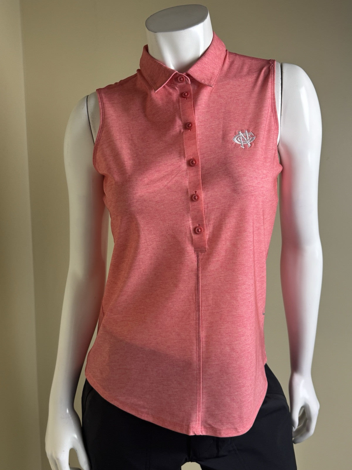 Foray Golf Womens Sleeveless Golf Polo Shirt. Sz S.   (B.33)