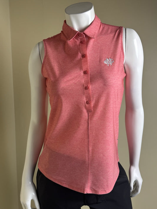Foray Golf Womens Sleeveless Golf Polo Shirt. Sz S.   (B.33)