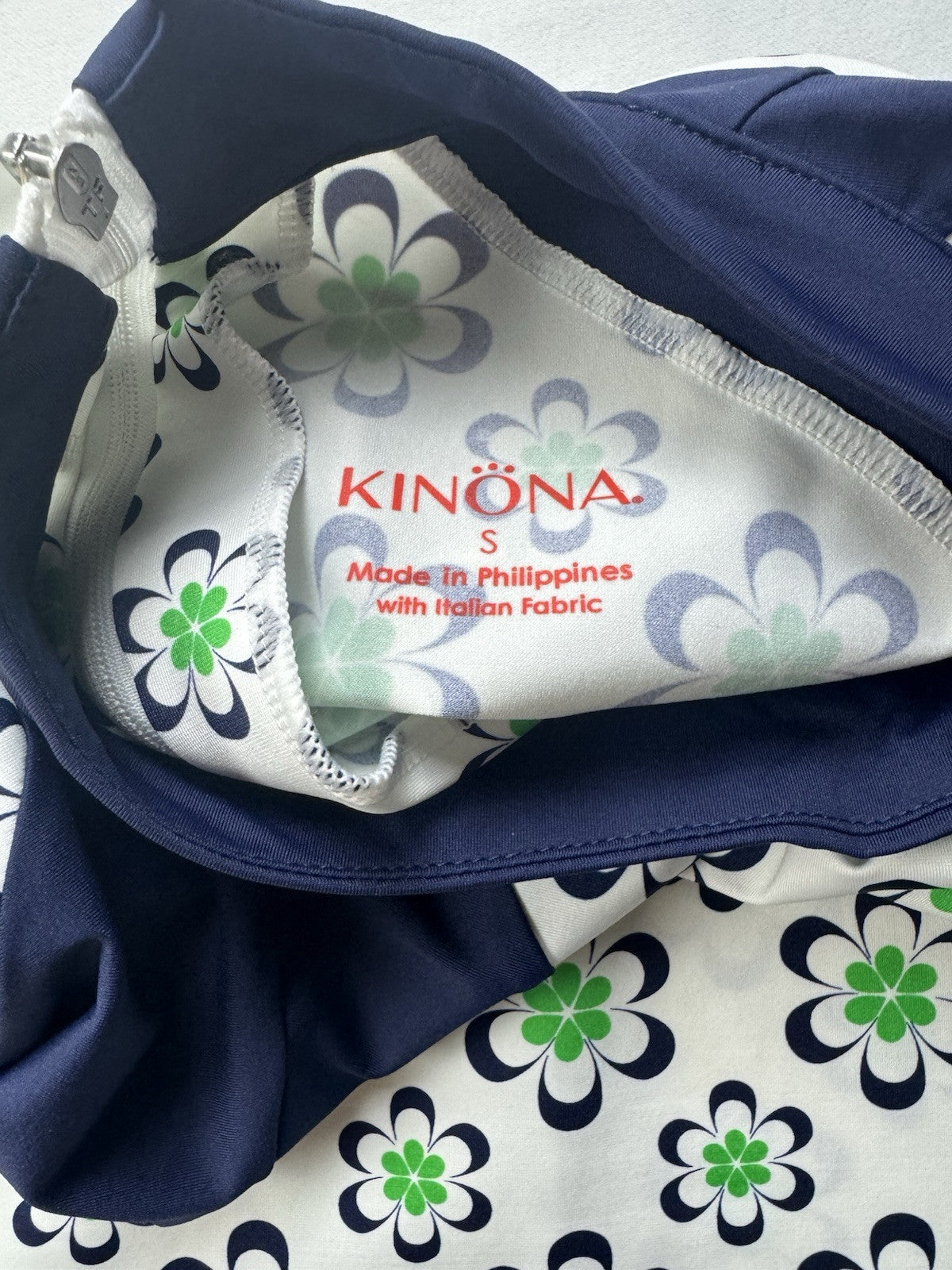 Kinona Golf Dress Pockets Floral Sz S.   (B.43)