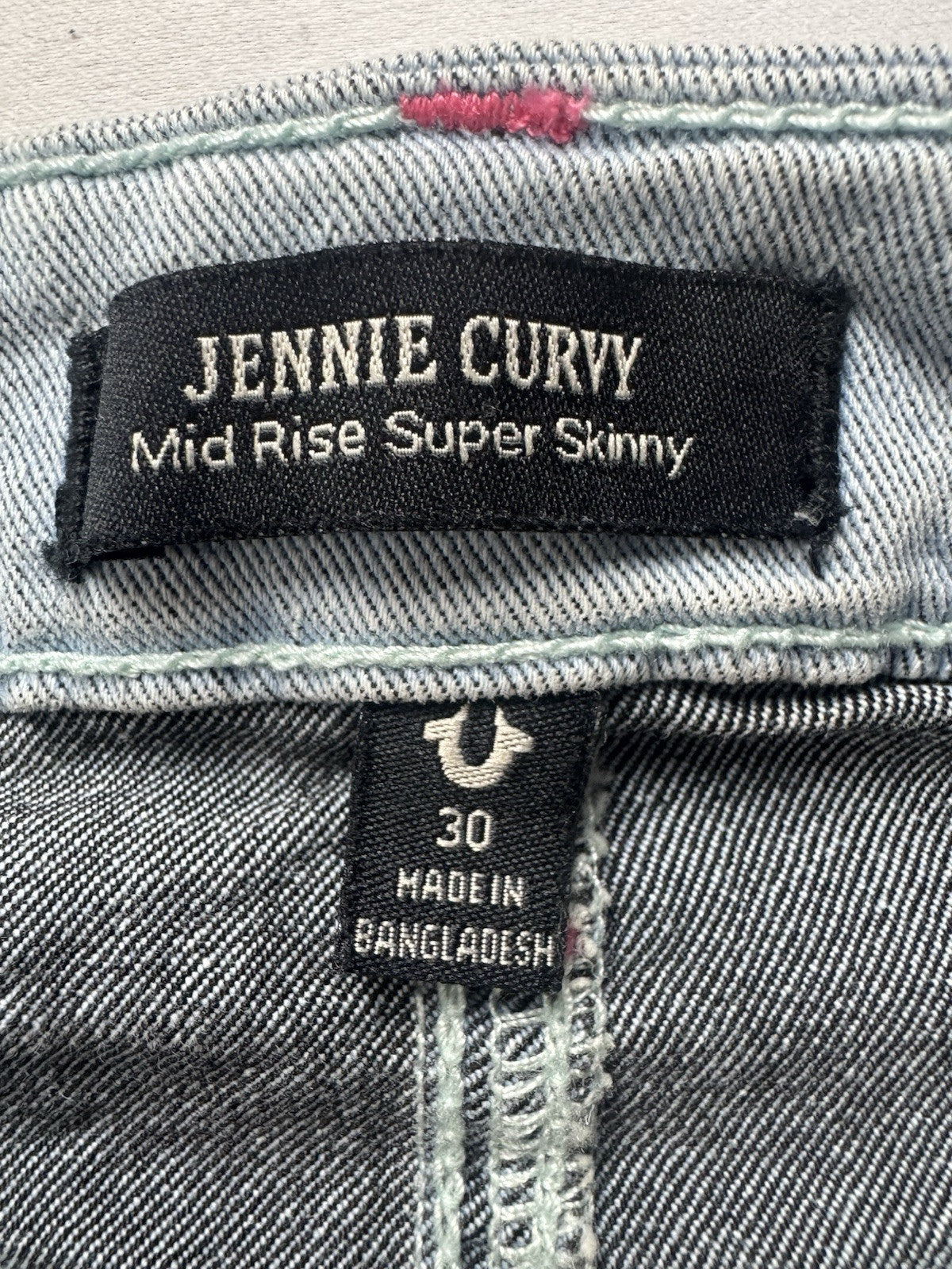 $179 True Religion Brand Jeans Women’s Jenny Curvy Jeans Sz 30. (B.138)