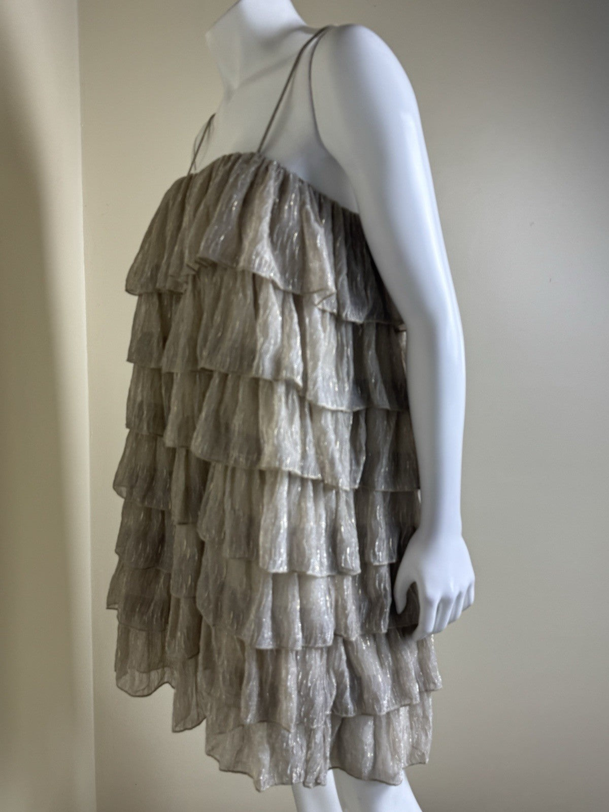 By Together Ruffle Maxi Dress Size S (B.149)