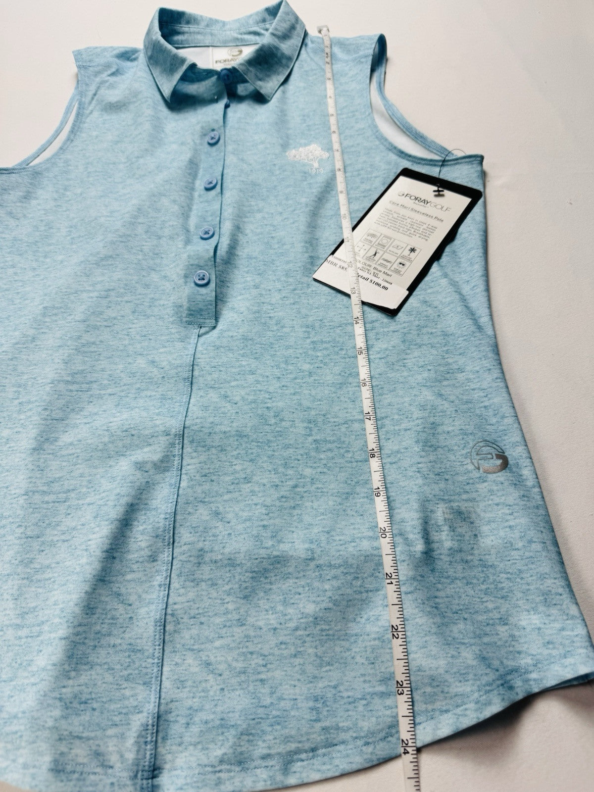 Foray Golf Womens Sleeveless Golf Polo Shirt. Sz XS.   (B.148)