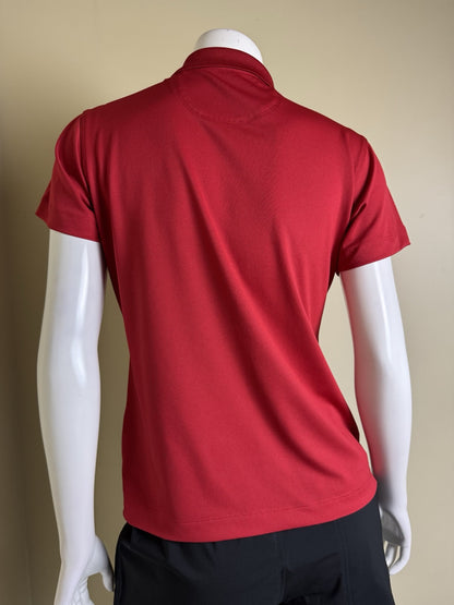 ADMIRALS COVE Women’s Golf Red shirt Sz M.  (B.39/3)