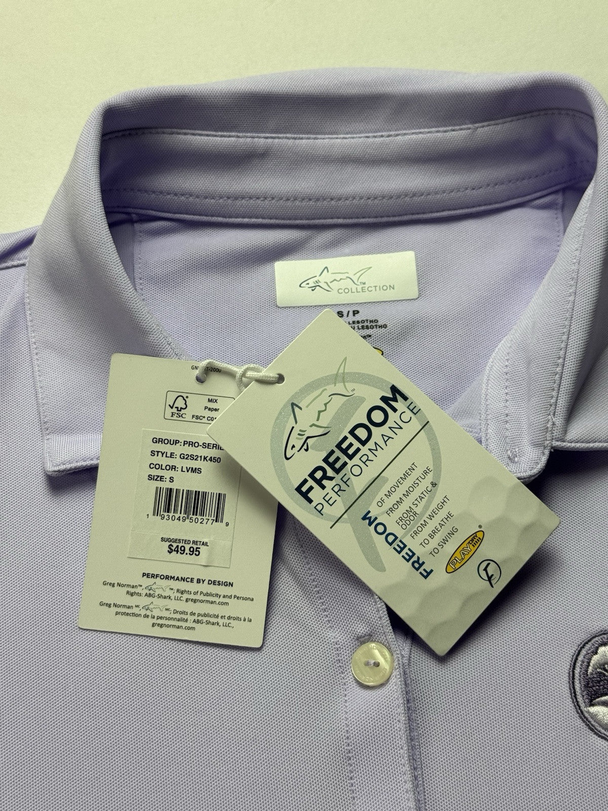 Greg Norman Women's Golf Polo Shirt Sz S    (B.33)