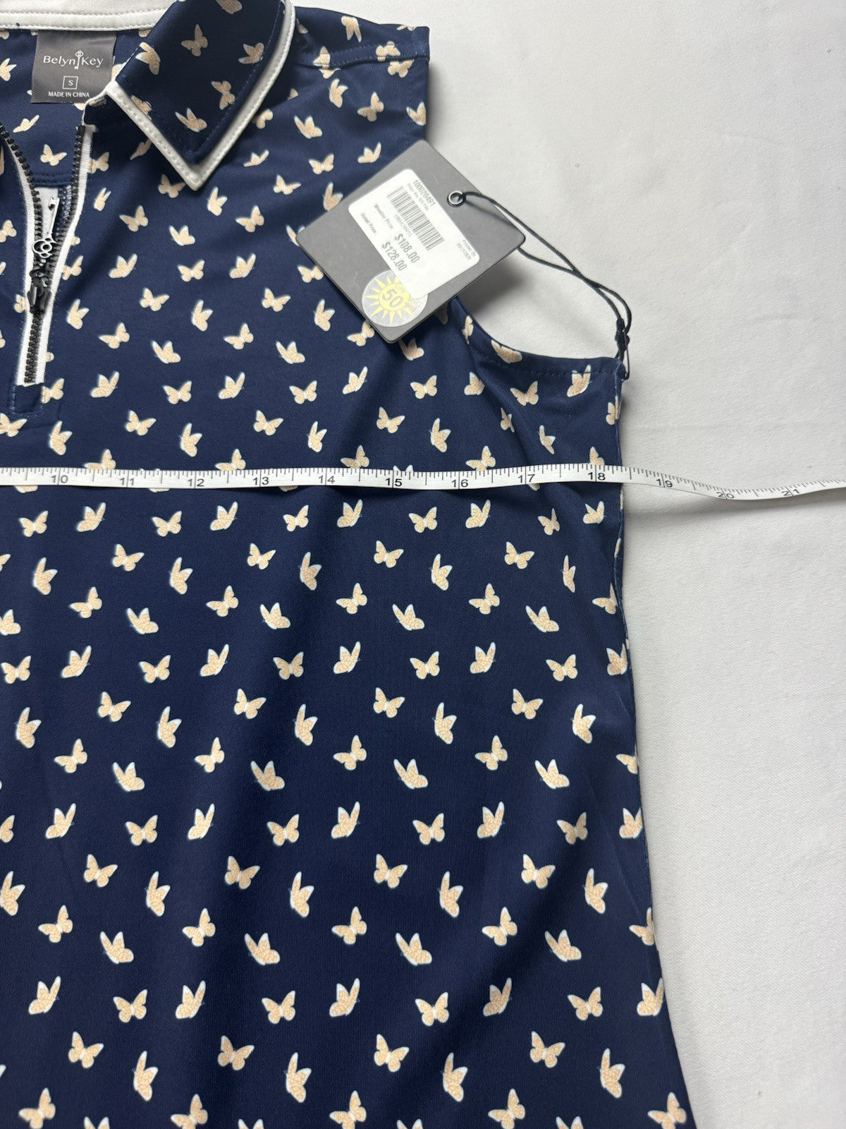 BELYN KEY Women’s Golf Shirt Sz S.    (B.33)