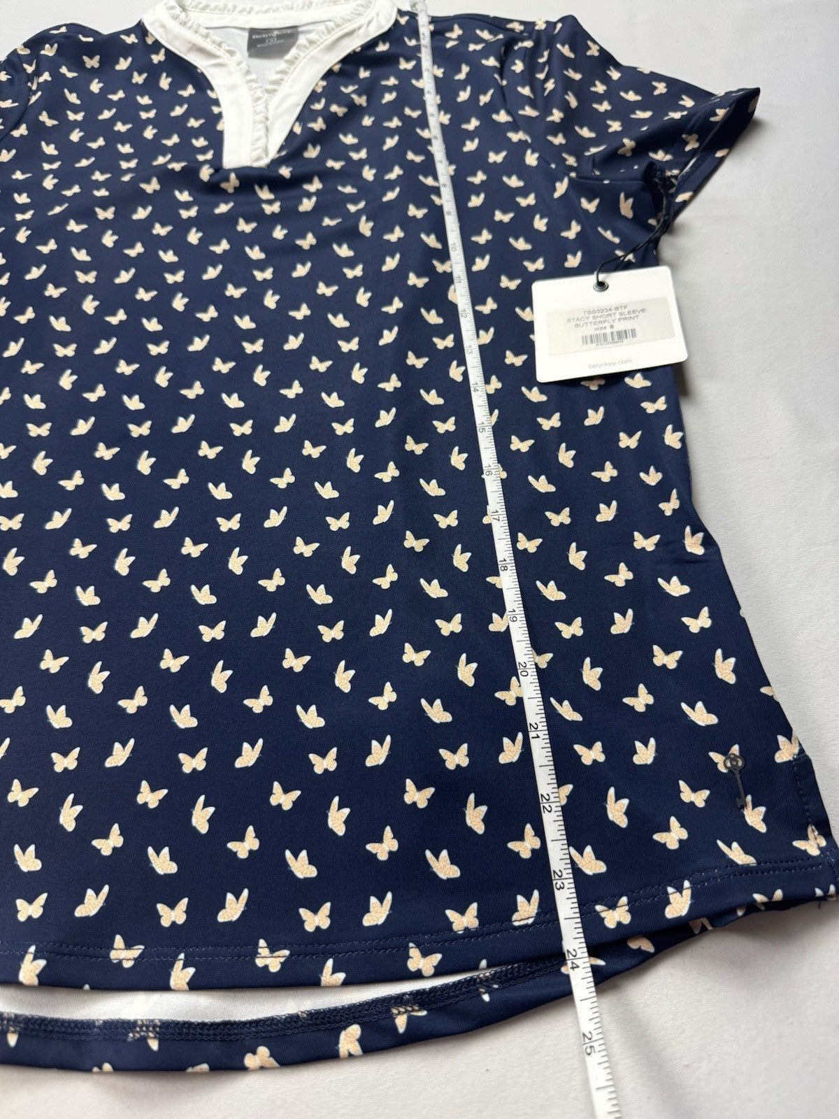 BELYN KEY Women’s Golf Shirt Sz S.    (B.33)